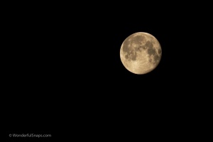 Full moon - hand held