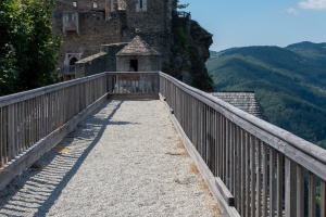 Aggstein Castle - a ruined castle above the Danube River