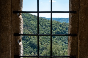 Aggstein Castle - a ruined castle above the Danube River