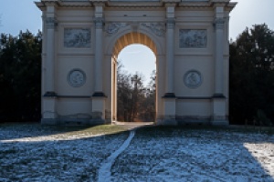 Winter Stillness at the Temple of Diana